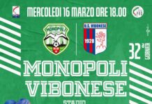 Mercoledì Monopoli-Vibonese. L’incasso della partita in favore della popolazione ucraina