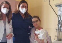 Lascia l’Ucraina e dà alla luce la sua bambina: Eva è nata a Monopoli