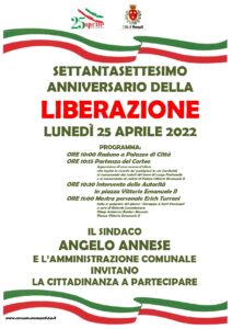 25 APRILE 2022 locandina