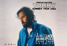 Monopoli, Tommaso Paradiso il 3 agosto a Think Tank