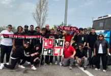 Il Milan Club Monopoli in trasferta a Roma: le foto dei tifosi rossoneri all’Olimpico