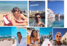Dakota Johnson, Roberto Farnesi, Pago e Stefano Sala: tutti al mare a Monopoli