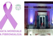 Fibromialgia, il Comune si colora di viola per la Giornata Mondiale