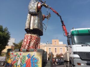 Anteprima scultura dedicata a Santo Stefano