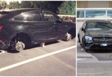 Monopoli, notte di furti: Stelvio rubata. Audi lasciata sui mattoni. Senza ruote anche una Mercedes