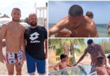 Monopoli, l’estate dei calciatori è qui. Relax al mare per D’Ambrosio e famiglia