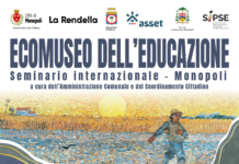Monopoli, l’1 e il 2 luglio il “Seminario internazionale per l’Ecomuseo dell’Educazione”