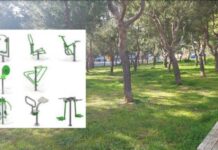 Monopoli, sport nel verde: un’area fitness nella pineta di via Sibilla