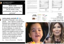 Genitori di Melissa/Selvaggia Lucarelli: la invitano a Monopoli e pubblicano i resoconti delle spese