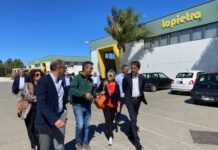 Dalla Chiesa e Boccardi in visita ad alcune aziende di Monopoli