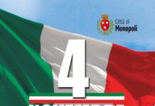 Giornata dell’Unità Nazionale e delle Forze Armate, celebrazioni il 4 novembre a Monopoli