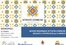 Attività storiche e di tradizione della Puglia, un incontro a Monopoli