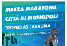 Mezza Maratona Città di Monopoli, domenica la XII edizione con 1.313 iscritti