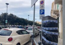 Primo giorno di parcheggio gratuito a Monopoli. Sostituzione delle infrastrutture