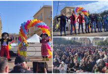 Monopoli, martedì grasso con il “Carnevale in piazza”. Ultima sfilata di carri a Lamalunga