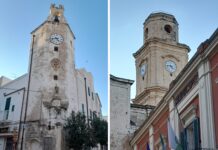 Monopoli, tornano funzionanti gli orologi delle torri civiche. Palmisano: “Era un obiettivo che ci eravamo posti”