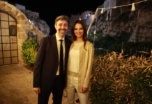 Anna Safroncik e Adelmo Togliani a Polignano per “L’estate di Virna”, dramedy sull’amore di coppia
