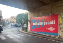 “Andiamo avanti”, primi manifesti per Annese: “Monopoli al centro dei nostri pensieri”