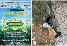 Monopoli, prima giornata ecologica: Enduro squad ripulisce bosco e sentieri