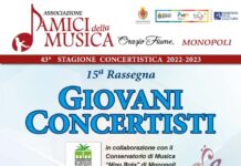 Amici della Musica, chiusura di stagione al Mariella con la “Rassegna dei giovani concertisti”
