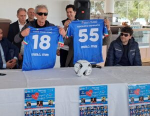 gino magurno con la maglia nazionale del cuore