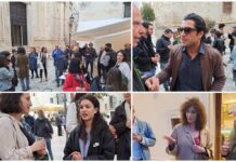 Monopoli, “Storia di una famiglia perbene”: aperitivo per il cast prima delle riprese