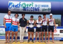 Trofeo Filippi Beach Sprint a Lido di Venezia, importanti piazzamenti per la Pro Monopoli