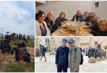 Monopoli, una carbonara con Giuseppe Zeno nella pausa di “Storia di una famiglia perbene”