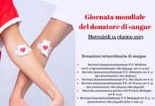 “Giornata mondiale del donatore”, raccolta anche a Monopoli il 14 giugno