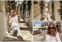 “Ma che bella Monopoli!”, Natasha Stefanenko incantata da centro storico e mare