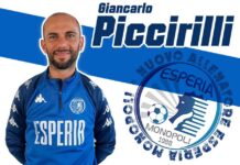 Esperia Monopoli, Giancarlo Piccirilli allenatore della Prima Squadra