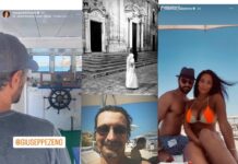 Al mare a Monopoli: in barca Giuseppe Zeno, in spiaggia Sergio Cammariere e dal GF Calemme-Antinolfi