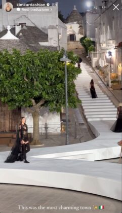 dalle storie Instagram di Kim Kardashian