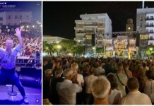 Paolo Belli, concerto in piazza: “Grazie infinite allo splendido pubblico di Monopoli”