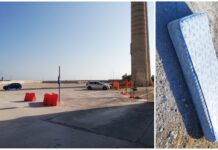 Monopoli, un materasso “parcheggiato” tra le auto