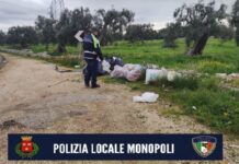 Monopoli, controlli edilizi della Polizia Locale: sanzione da oltre 3mila euro ad un’azienda