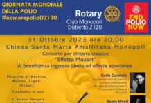Monopoli, il Rotary Club organizza “Effetto Mozart”: il concerto il 31 ottobre