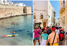 Monopoli, estate infinita. Spiagge piene e turisti nel centro storico
