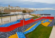 Monopoli, nuovo volto allo skate-park: via il grigio del cemento, sì al colore