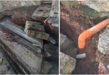 Monopoli, dopo la mareggiata da una villa al Capitolo affiora scarico abusivo che confluisce in spiaggia: sanzione per i proprietari