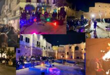 Monopoli, la festa è qui. I falò riempiono il centro storico
