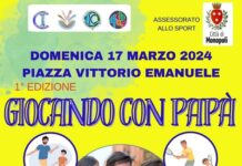 Monopoli, il borgo si trasforma in un grande impianto sportivo per “Giocando con papà ”