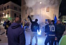 Monopoli, le foto della festa dell’Inter in piazza