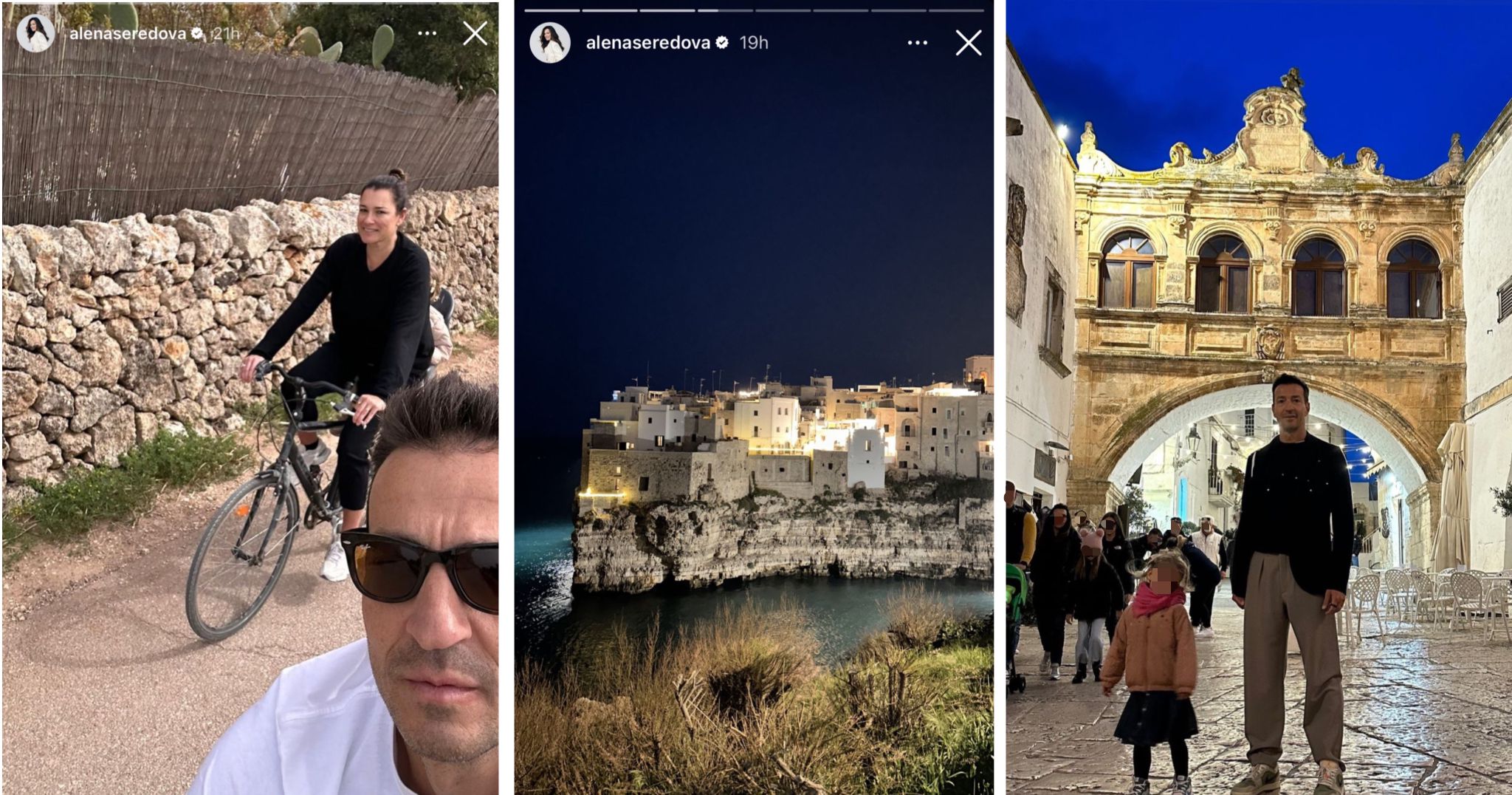 Alena Seredova ha trascorso qualche giorno di vacanza a Borgo Egnazia