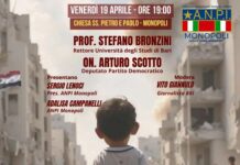“Cessate il fuoco ovunque: diari da Gaza e Rafah”, il 19 aprile un incontro pubblico a Monopoli