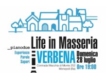 Monopoli, “Life in Masseria Verbena”: a Macchia di Monte parole, esperienze e sapori