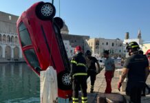 Monopoli, auto finisce in mare al porto: morto un 71enne