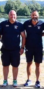 Daniele Barone con il DT federale franco Cattaneo