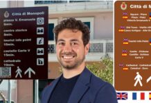 Monopoli, cartelli turistici, Alba: “Abbiamo voluto mantenere la lingua italiana, ma è incluso un Qr code”