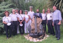 Monopoli, il comandante della Capitaneria di Porto e una delegazione Anmi in visita alla Plastic Puglia
